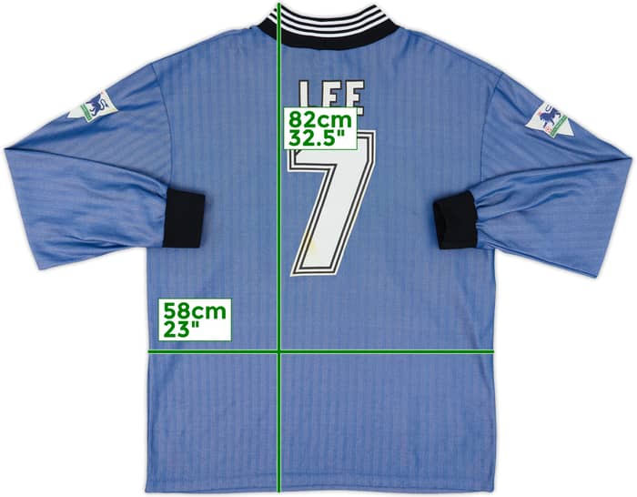 1996-97 Newcastle Away L/S Shirt Lee #7 - 8/10 - (XL)