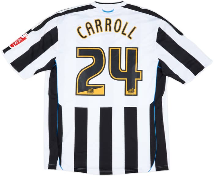 2009-10 Newcastle Player Issue Home Shirt Carroll #24 - 6/10 - (XL)