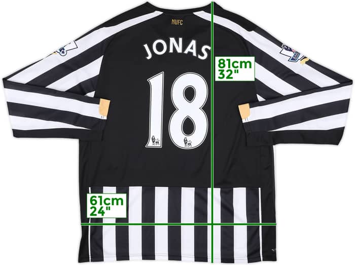 2014-15 Newcastle Home L/S Shirt Jonas #18 (L)
