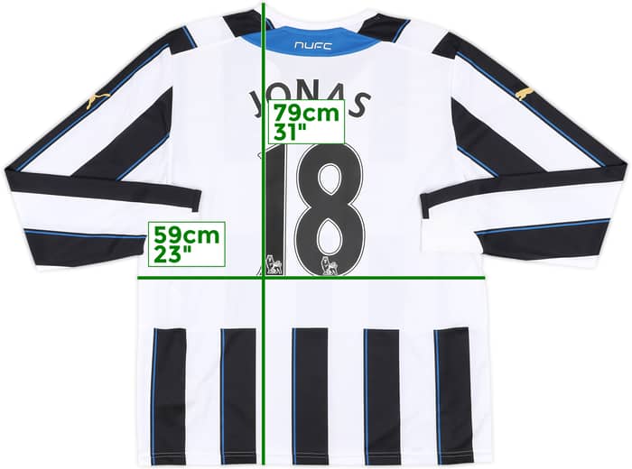 2013-14 Newcastle Home L/S Shirt Jonas #18 (L)