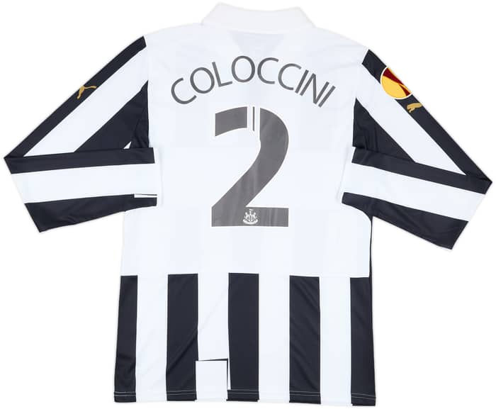 2012-13 Newcastle Match Issue Europa League Home L/S Shirt Coloccini #2