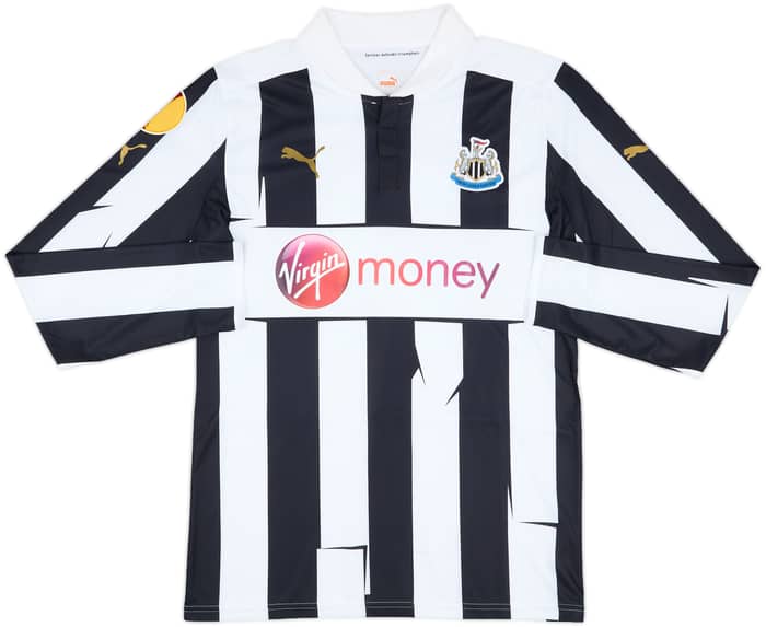 2012-13 Newcastle Match Issue Europa League Home L/S Shirt Coloccini #2