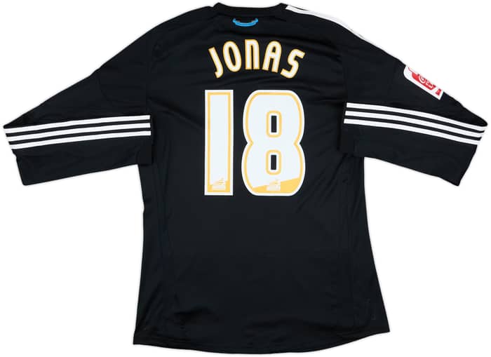 2009-10 Newcastle Player Issue Third L/S Shirt Jonas #18 - 9/10 - (L)
