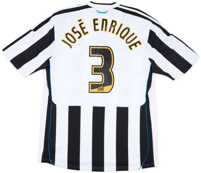 2009-10 Newcastle 'The Sir Bobby Robson Foundation' Home Shirt Jose Enrique #3 - 8/10 - (L)