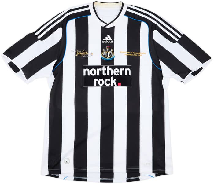 2009-10 Newcastle 'The Sir Bobby Robson Foundation' Home Shirt Jose Enrique #3 - 8/10 - (L)