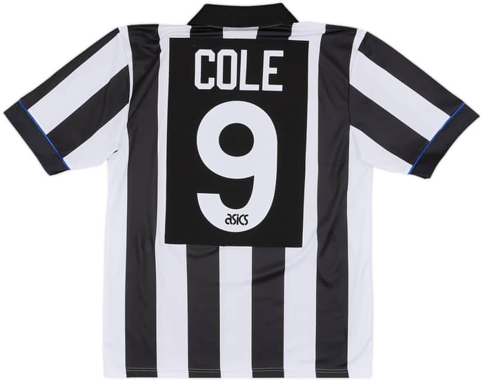 1993-95 Newcastle Home Shirt Cole #9 - 8/10 - (M)