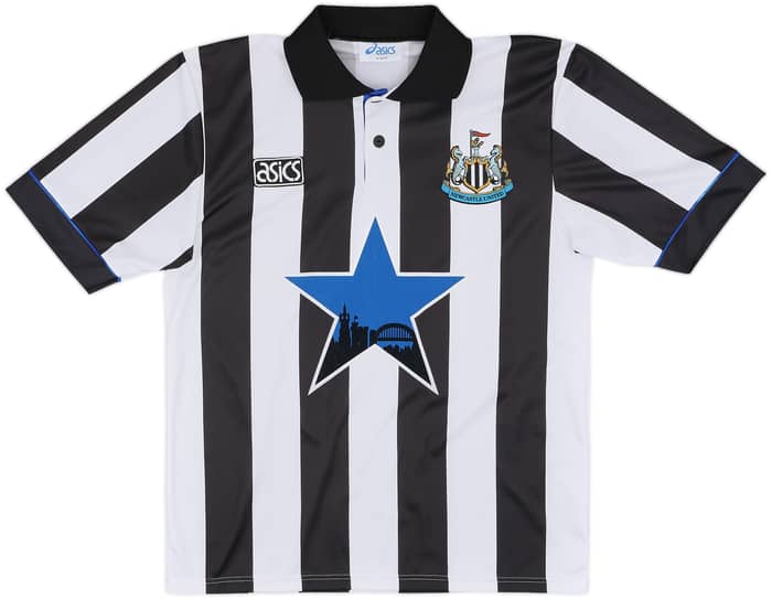 1993-95 Newcastle Home Shirt Cole #9 - 8/10 - (M)