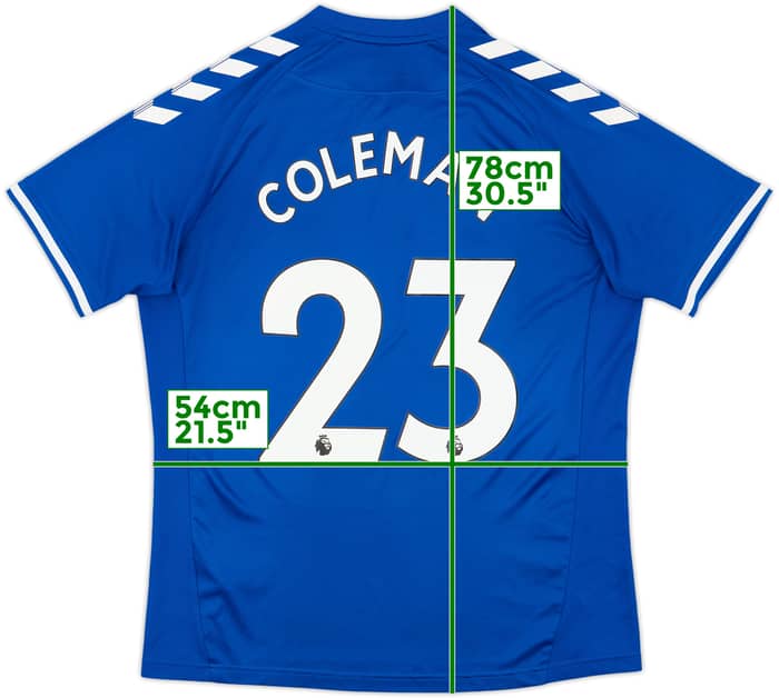 2020-21 Everton Home Shirt Coleman #23 - 9/10 - (L)