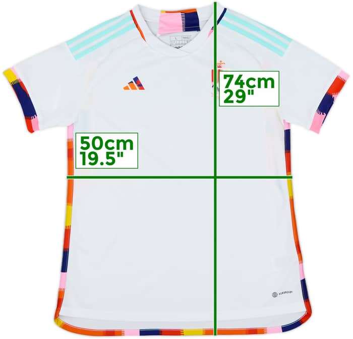 2022-23 Belgium Away Shirt - 9/10 - (Women's L)