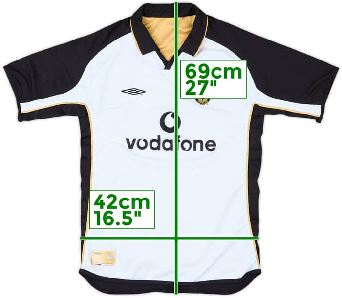 2001-02 Manchester United Centenary Away/Third Shirt - 8/10 - (L.Boys)