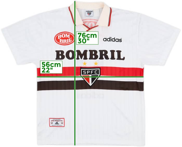 1997 Sao Paulo Home Shirt #9 - 9/10 - (L)