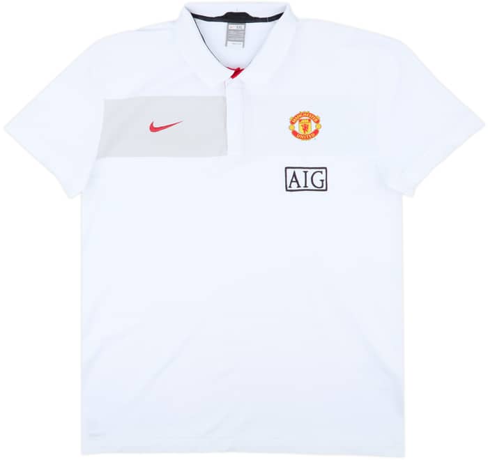 2009-10 Manchester United Nike Polo Shirt - 7/10 - (XXL)