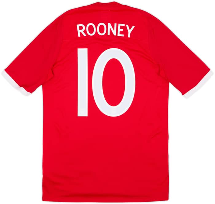 2010-11 England Away Shirt Rooney #10 - 6/10 - (S)
