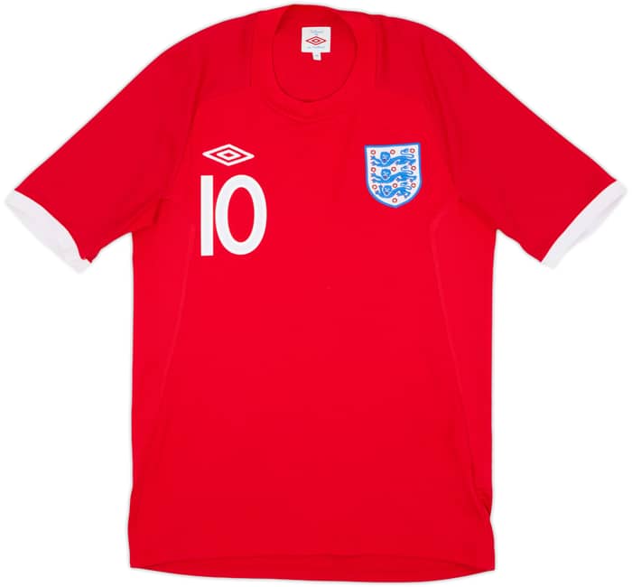 2010-11 England Away Shirt Rooney #10 - 6/10 - (S)