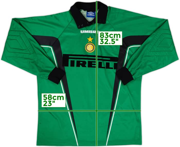 1997-98 Inter Milan GK Shirt - 5/10 - (L)