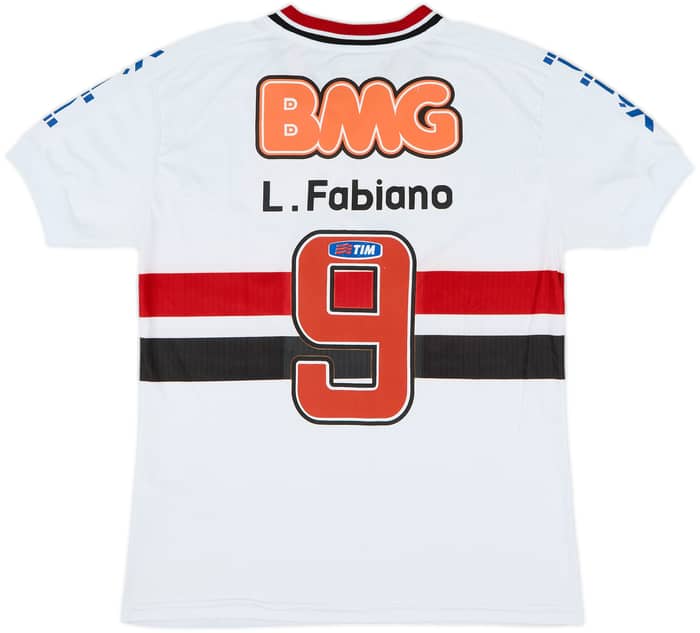 2011 Sao Paulo Home Shirt L.Fabiano #9 - 7/10 - (S)