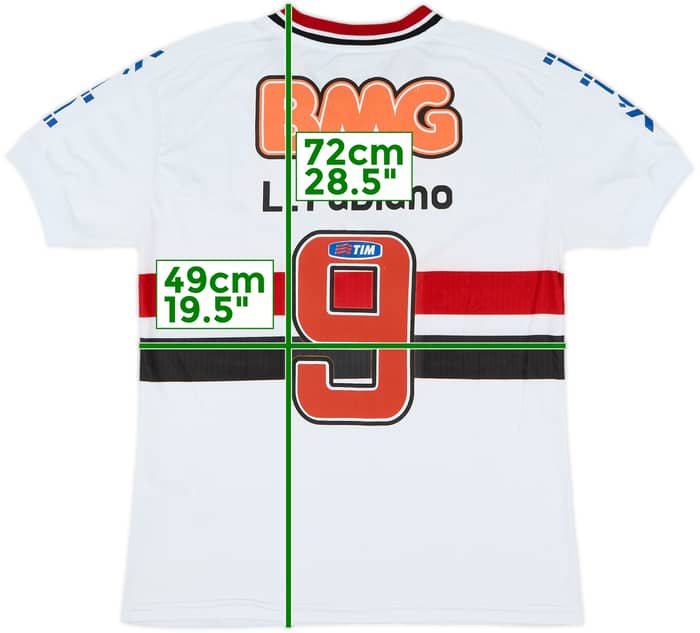 2011 Sao Paulo Home Shirt L.Fabiano #9 - 7/10 - (S)