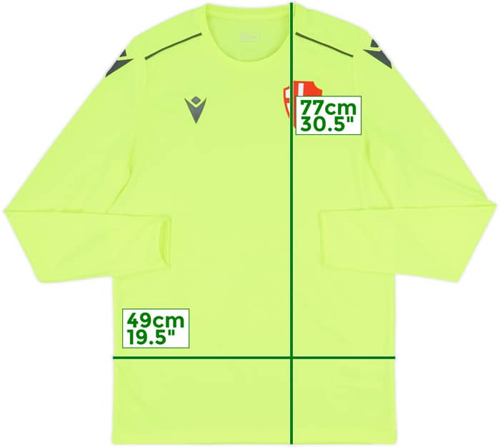 2020-21 Padova Macron Training L/S Shirt - 9/10 - (L)