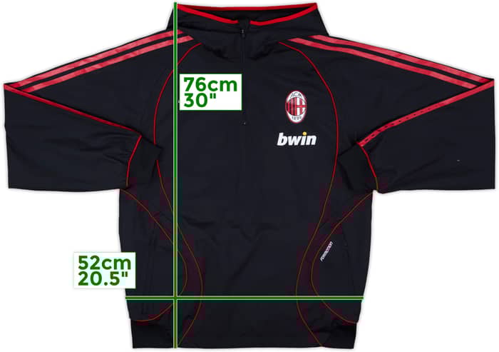 2006-07 AC Milan adidas Formotion Hooded Wind Breaker - 6/10 - (M)
