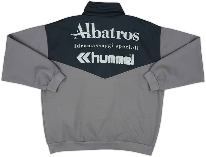 1995-96 Udinese Hummel 1/4 Zip Drill Top - 8/10 - (M)