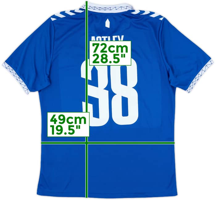 2023-24 Everton Home Shirt Astley #38 - 9/10 - (M)