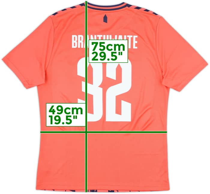 2023-24 Everton Away Shirt Branthwaite #32 - 10/10 - (M)