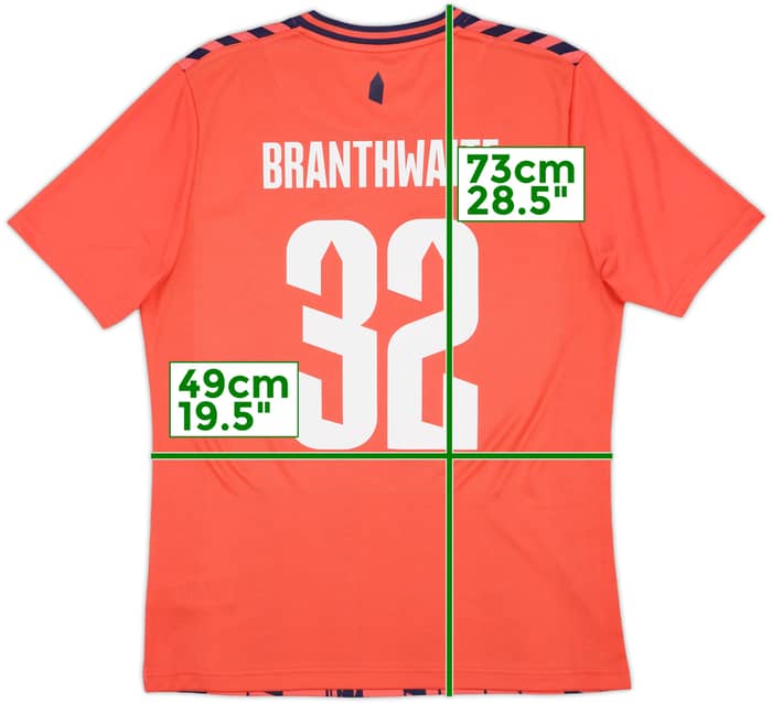 2023-24 Everton Away Shirt Branthwaite #32 - 9/10 - (M)