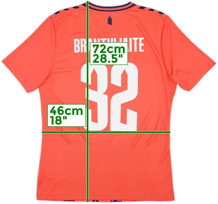2023-24 Everton Away Shirt Branthwaite #32 - 10/10 - (S)