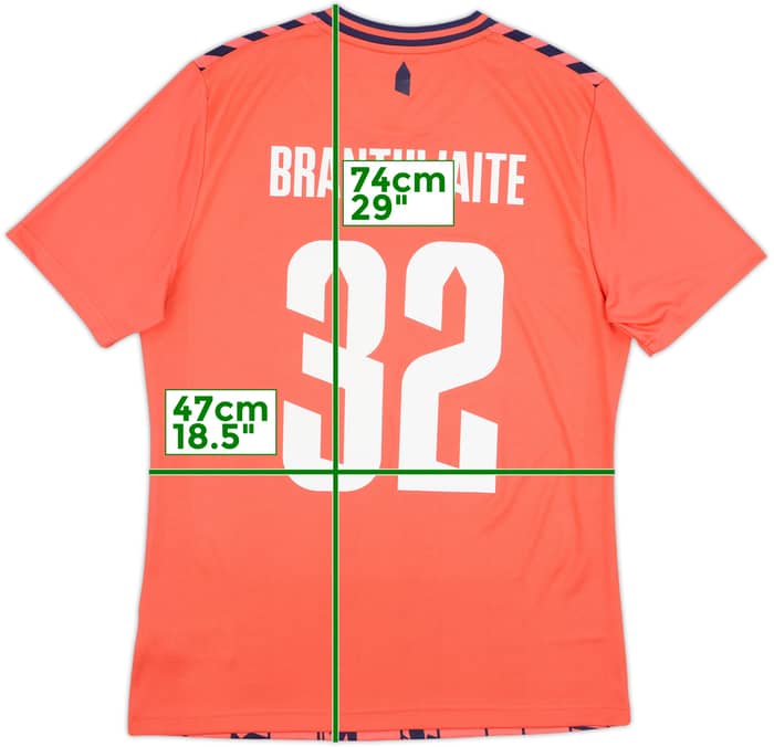 2023-24 Everton Away Shirt Branthwaite #32 - 10/10 - (S)