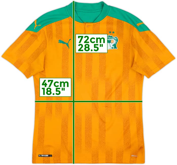 2020-21 Ivory Coast Home Shirt - 8/10 - (S)