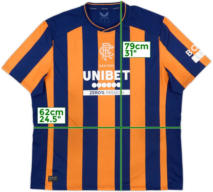 2023-24 Rangers Third Shirt - 6/10 - (XXL)