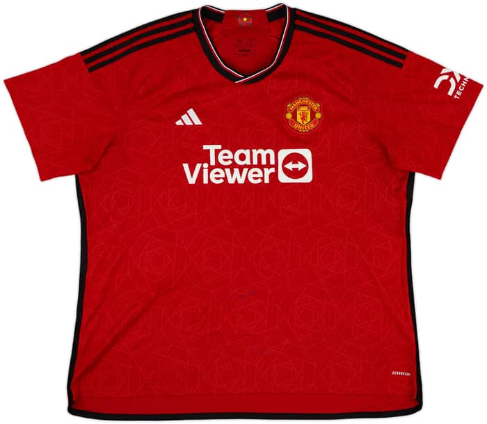2023-24 Manchester United Home Shirt Martinez #6 - 7/10 - (3XL)