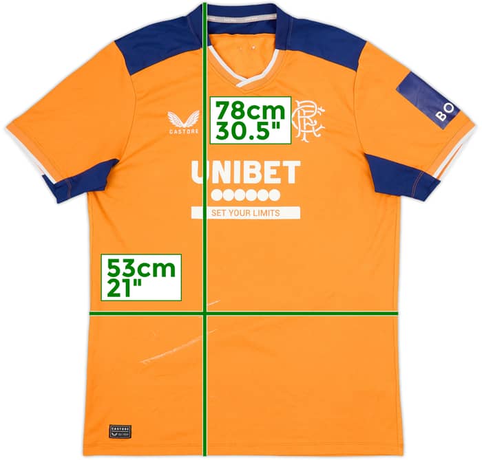 2022-23 Rangers Third Shirt - 5/10 - (L)