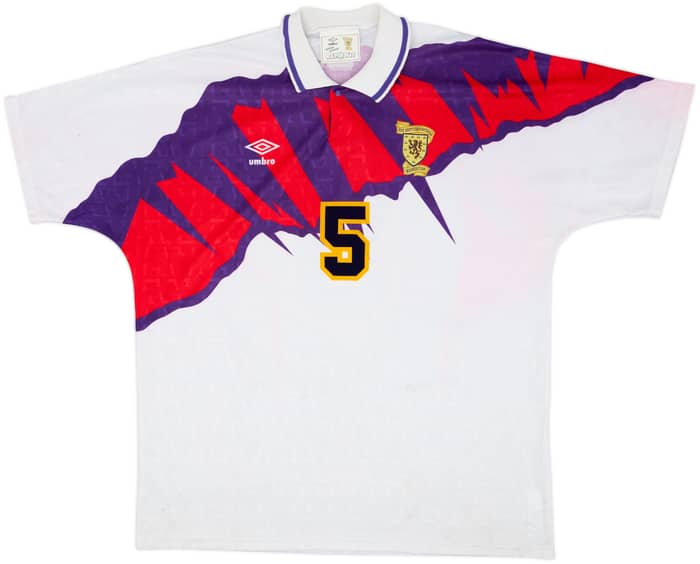 1991-93 Scotland Away Shirt McCoist #5 - 5/10 - (XL)