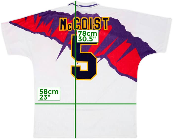1991-93 Scotland Away Shirt McCoist #5 - 5/10 - (XL)