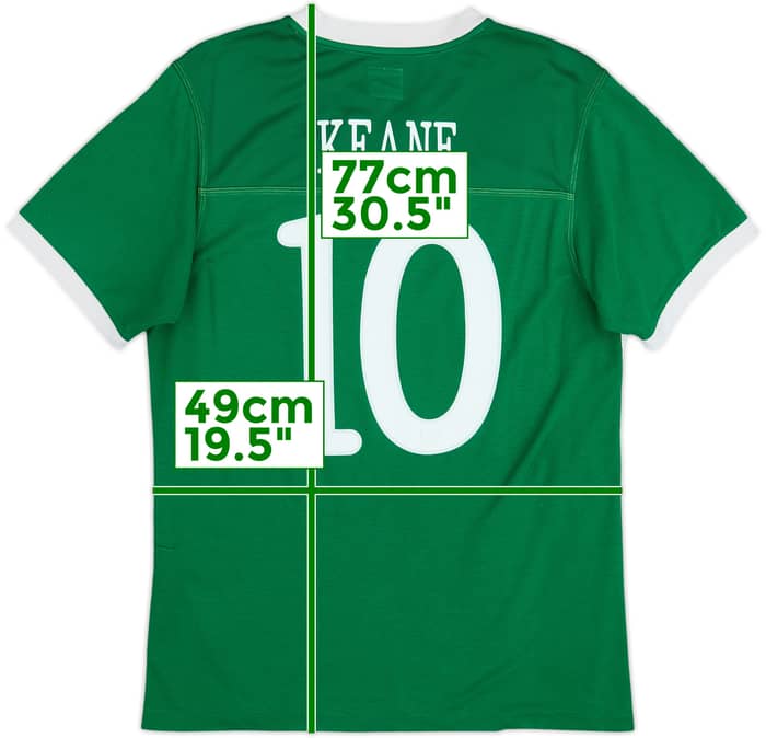 2010-11 Ireland Home Shirt Keane #10 - 5/10 - (M)