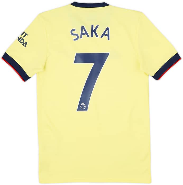 2021-22 Arsenal Away Shirt Saka #7 - 6/10 - (XS)