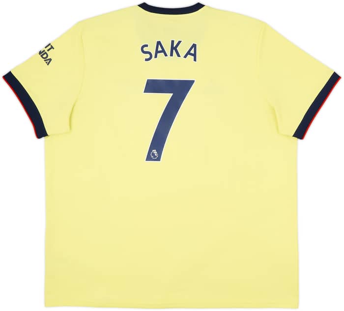 2021-22 Arsenal Away Shirt Saka #7 - 6/10 - (3XL)