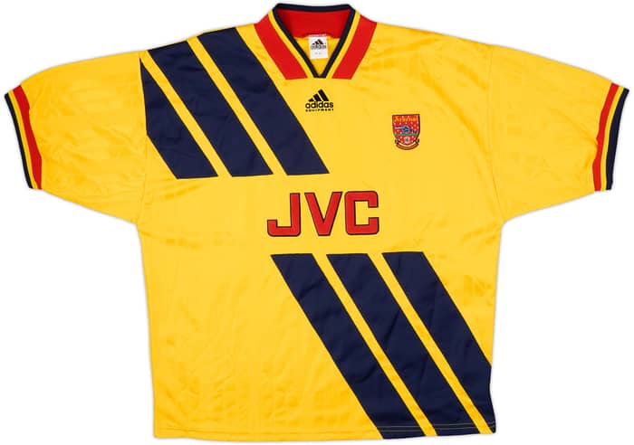 1993-94 Arsenal Away Shirt Wright #8 - 9/10 - (L/XL)