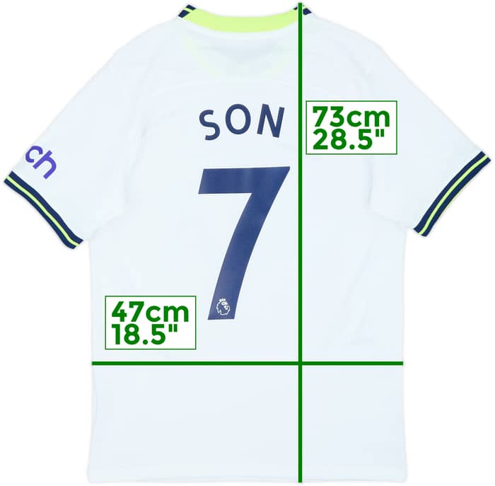 2022-23 Tottenham Home Shirt Son #7 - 7/10 - (S)
