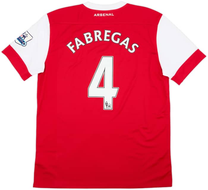2010-11 Arsenal Home Shirt Fabregas #4 - 5/10 - (L)