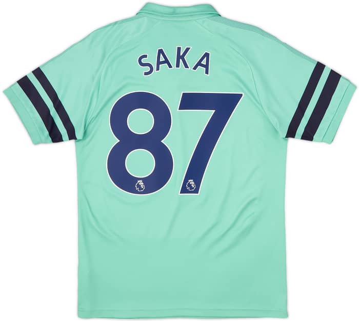2018-19 Arsenal Third Shirt Saka #87 - 9/10 - (S)