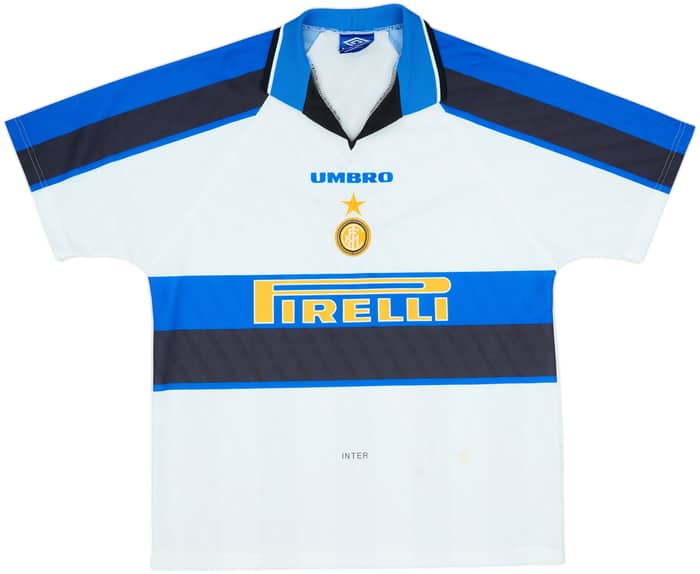 1996-97 Inter Milan Away Shirt Zanetti #4 - 6/10 - (XL)