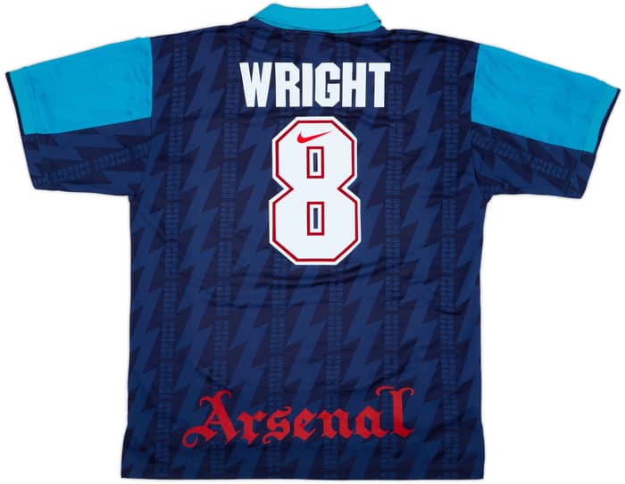 1994-95 Arsenal Away Shirt Wright #8 - 8/10 - (XL)