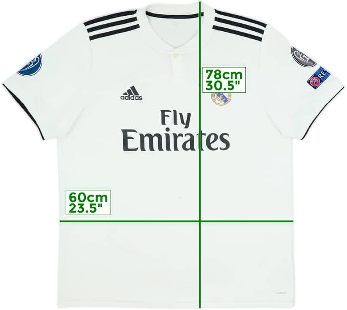 2018-19 Real Madrid Home Shirt - 5/10 - (XL)