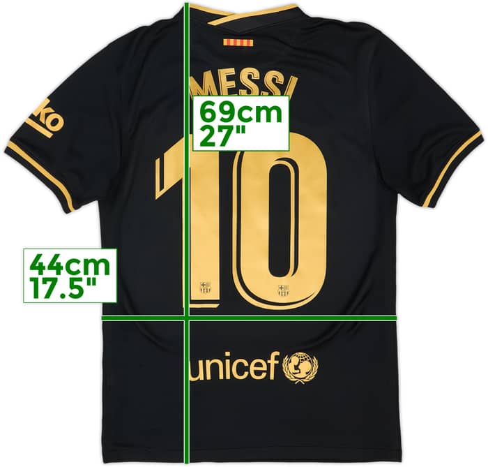 Camiseta de visitante del Barcelona 2020-21 Messi #10 - 5/10 - (S)