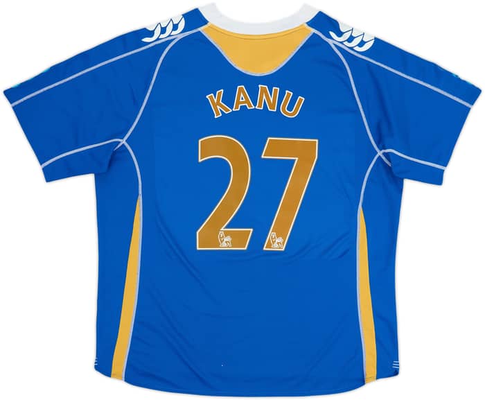 2007-08 Portsmouth Home Shirt Kanu #27 - 6/10 - (XL)
