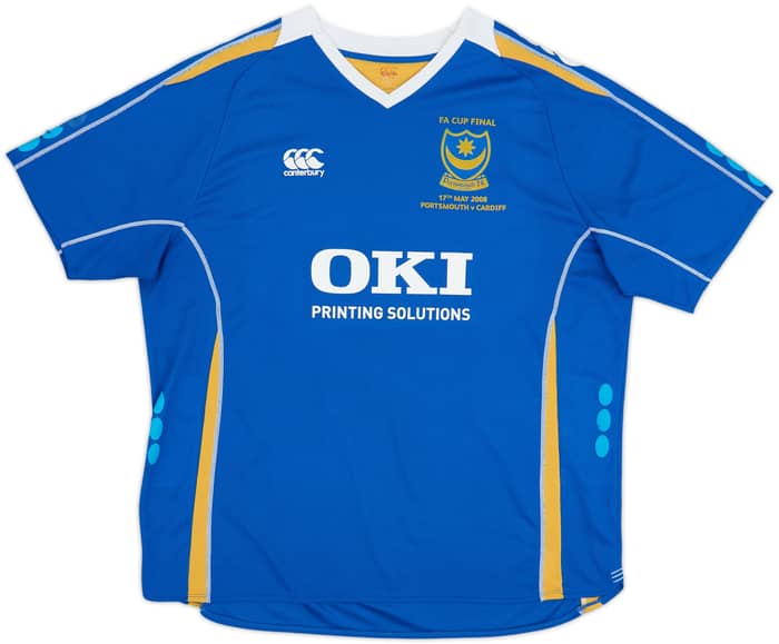 2007-08 Portsmouth Home Shirt Kanu #27 - 6/10 - (XL)