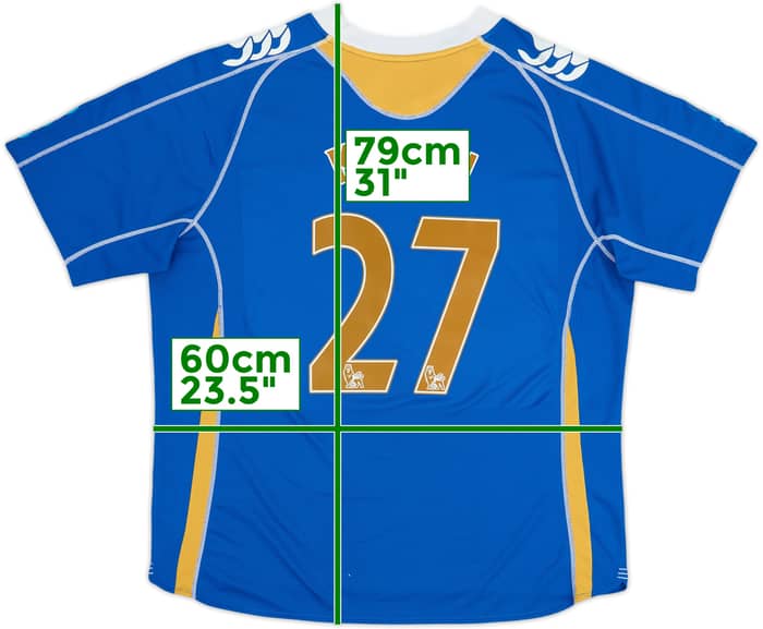 2007-08 Portsmouth Home Shirt Kanu #27 - 6/10 - (XL)