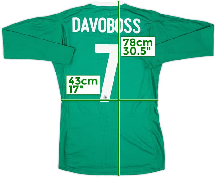 2017-18 AC Milan Player Issue GK Shirt Davoboss #7 - 7/10 - (S)